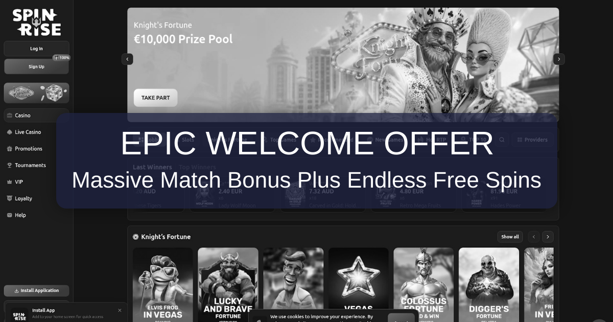 Spinrise Casino - Canada's Fast Payout Casino Experience